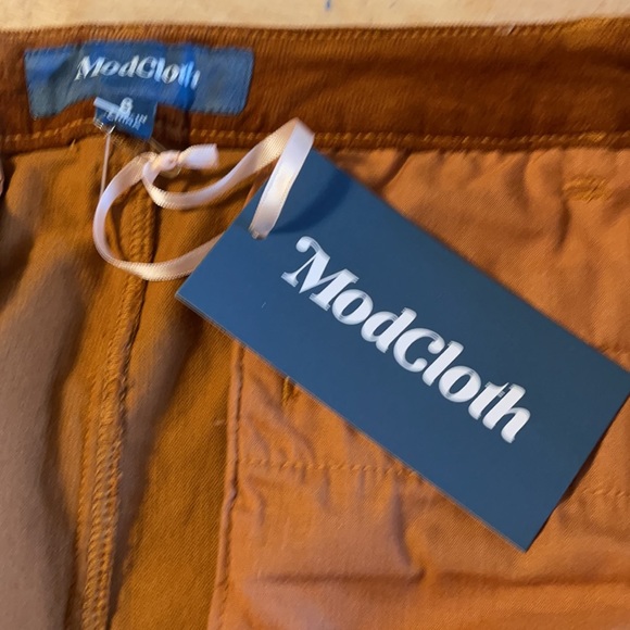 ModCloth The Madison Corduroy Pants, Ginger 8 NEW - Picture 10 of 14